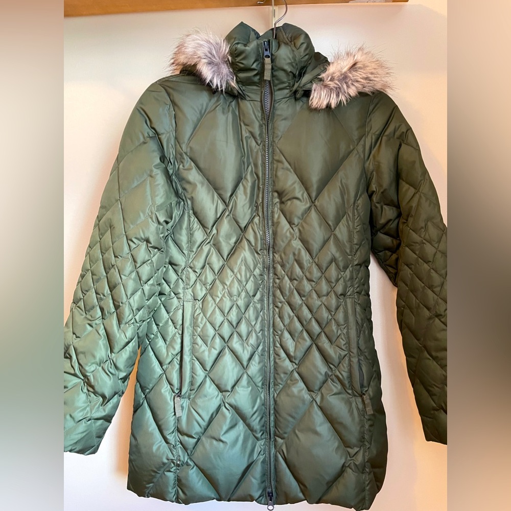 Eddie Bauer down coat 3/4 length size XS